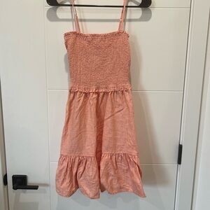Wilfred Linen Pink/Peach Sundress